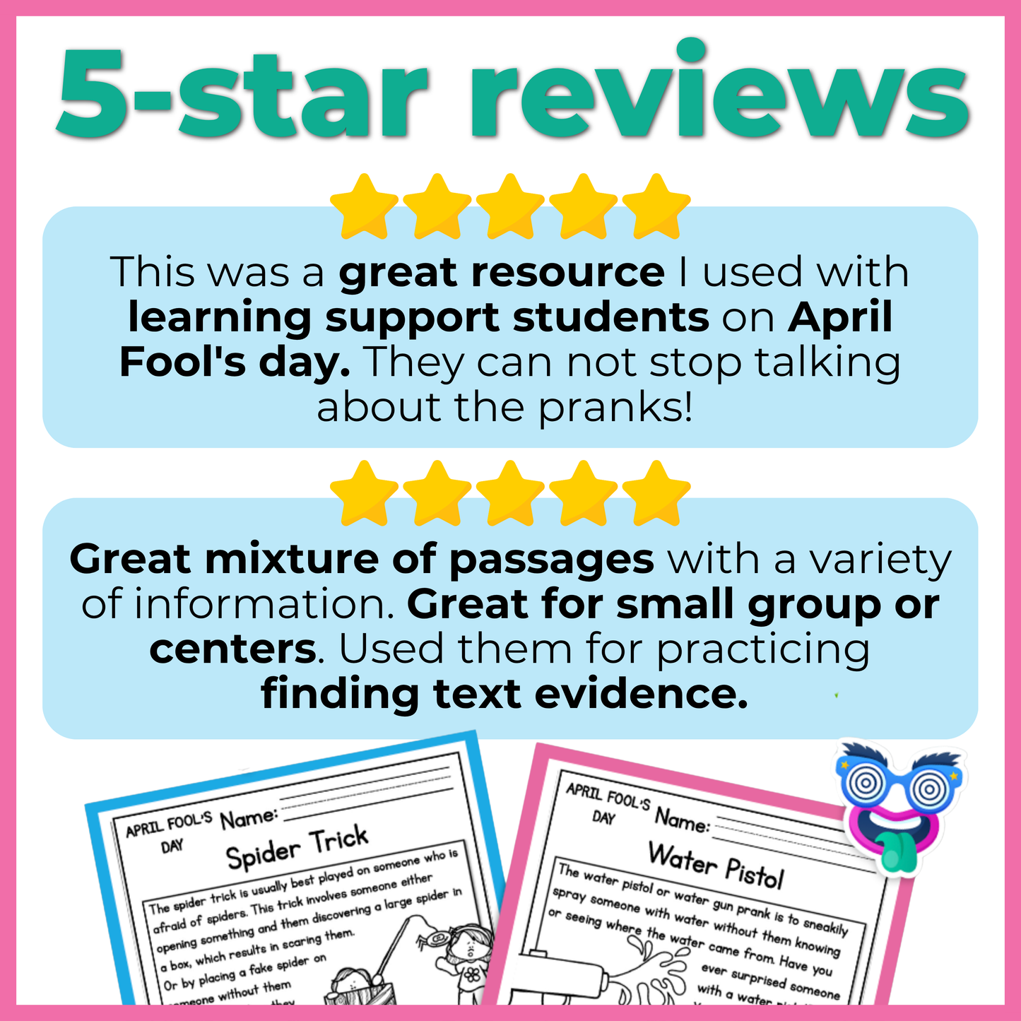 April Fools Day Reading Comprehension Passages + Questions