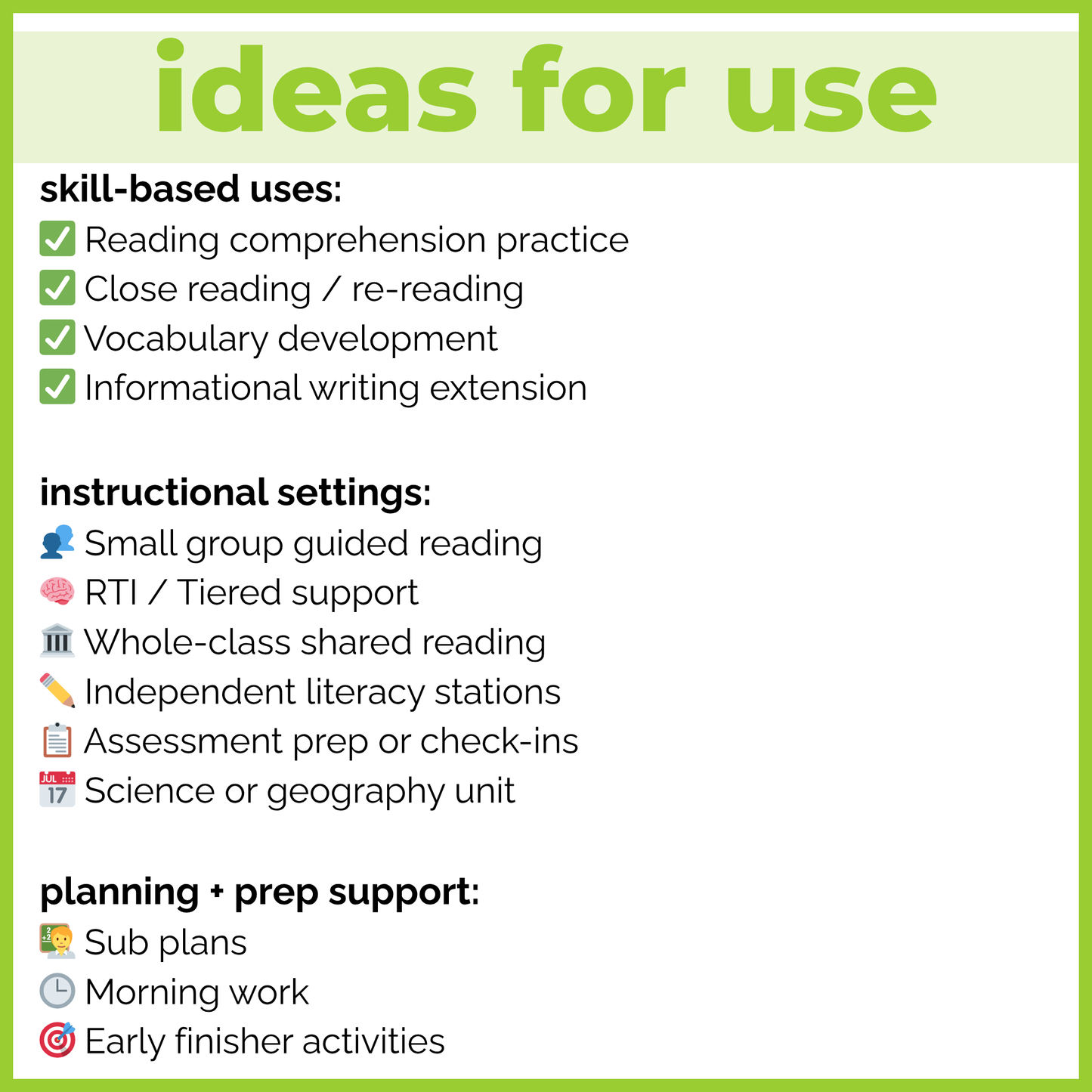 Biomes Reading Comprehension Passages + Questions