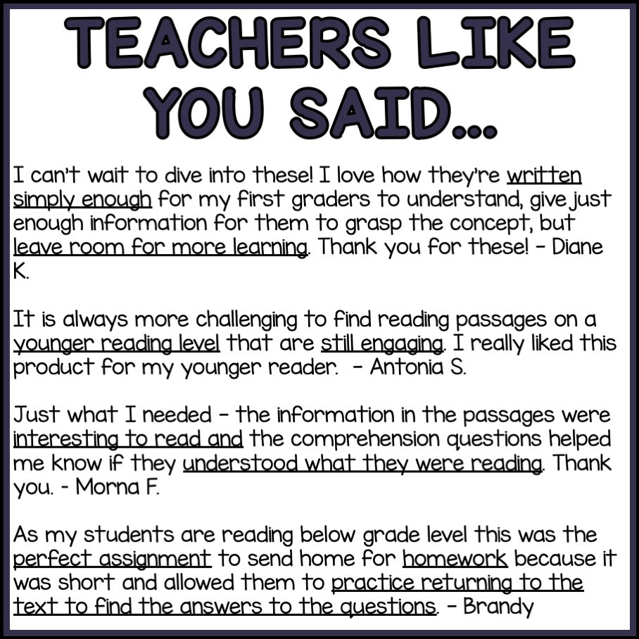 Columbus Day Reading Comprehension Passages + Questions