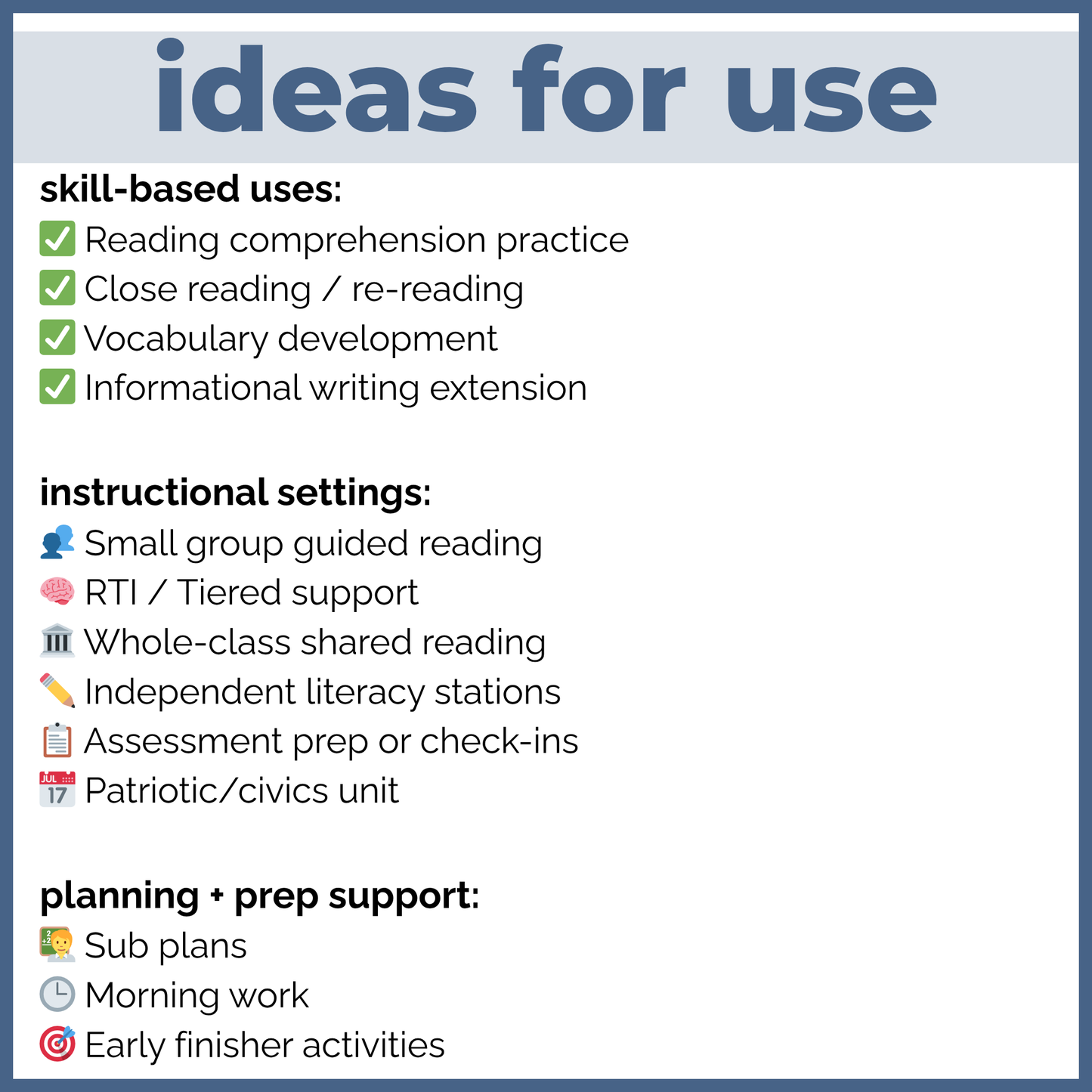 Pledge of Allegiance Reading Comprehension Passages + Questions