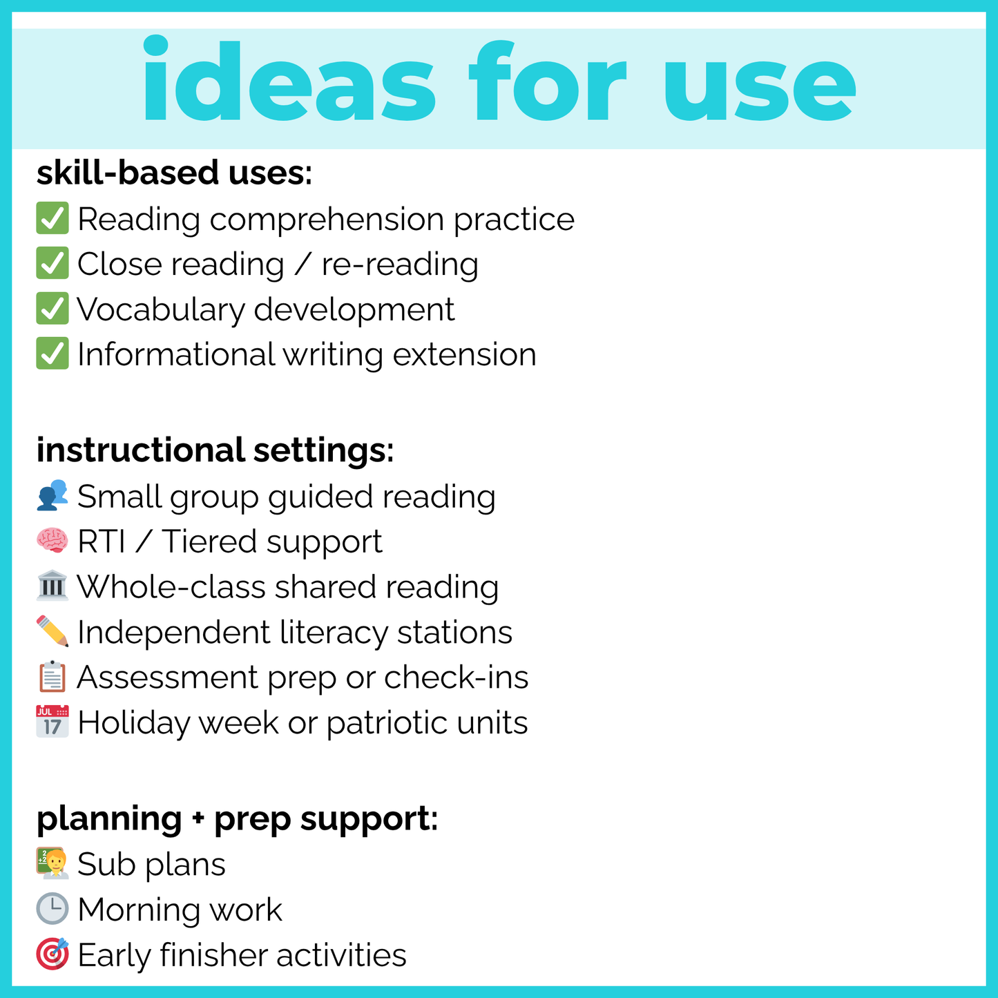 Social Studies Reading Comprehension Passages + Questions