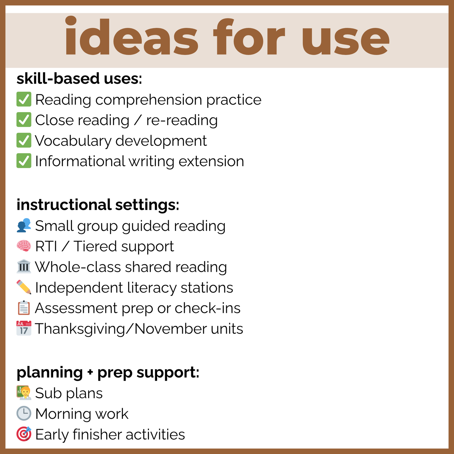 Thanksgiving History Reading Comprehension Passages + Questions