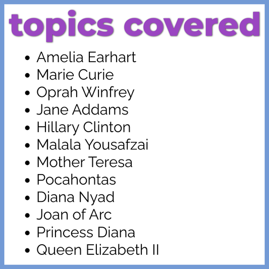 Womens History Month Reading Comprehension Passages + Questions