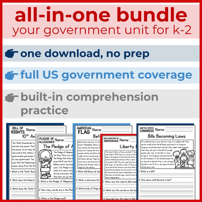 100+ Government Reading Comprehension Passages + Questions