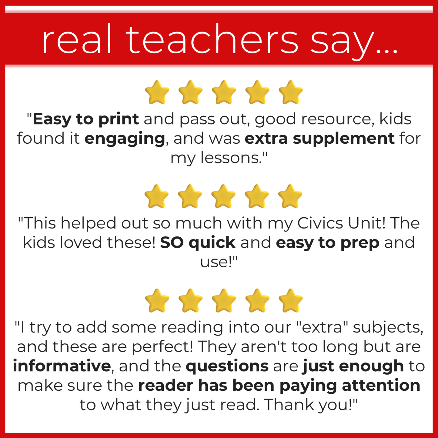 100+ Government Reading Comprehension Passages + Questions