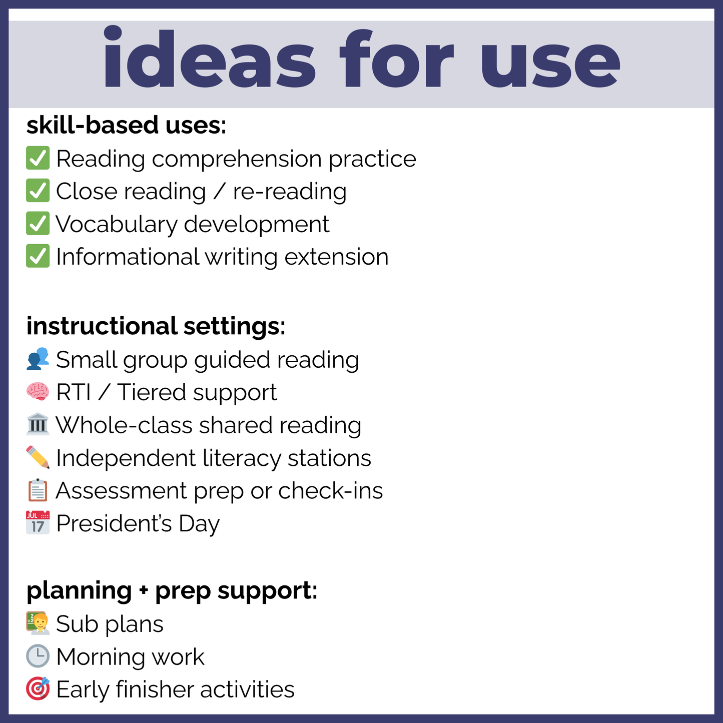15+ President's Day Reading Comprehension Passages + Questions