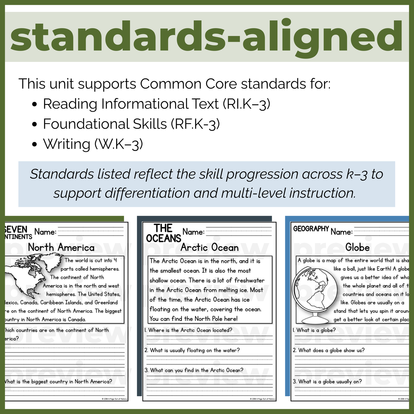 20+ Geography Reading Comprehension Passages + Questions