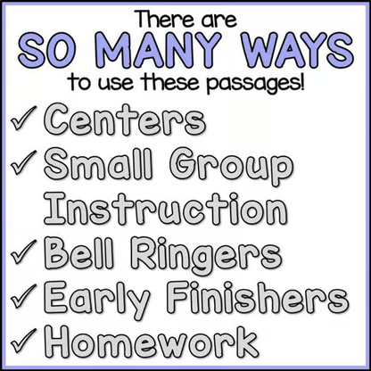 30+ April Holidays Reading Comprehension Passages + Questions