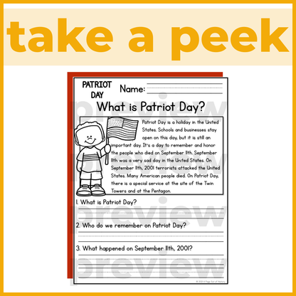 30+ September Holidays Reading Comprehension Passages + Questions