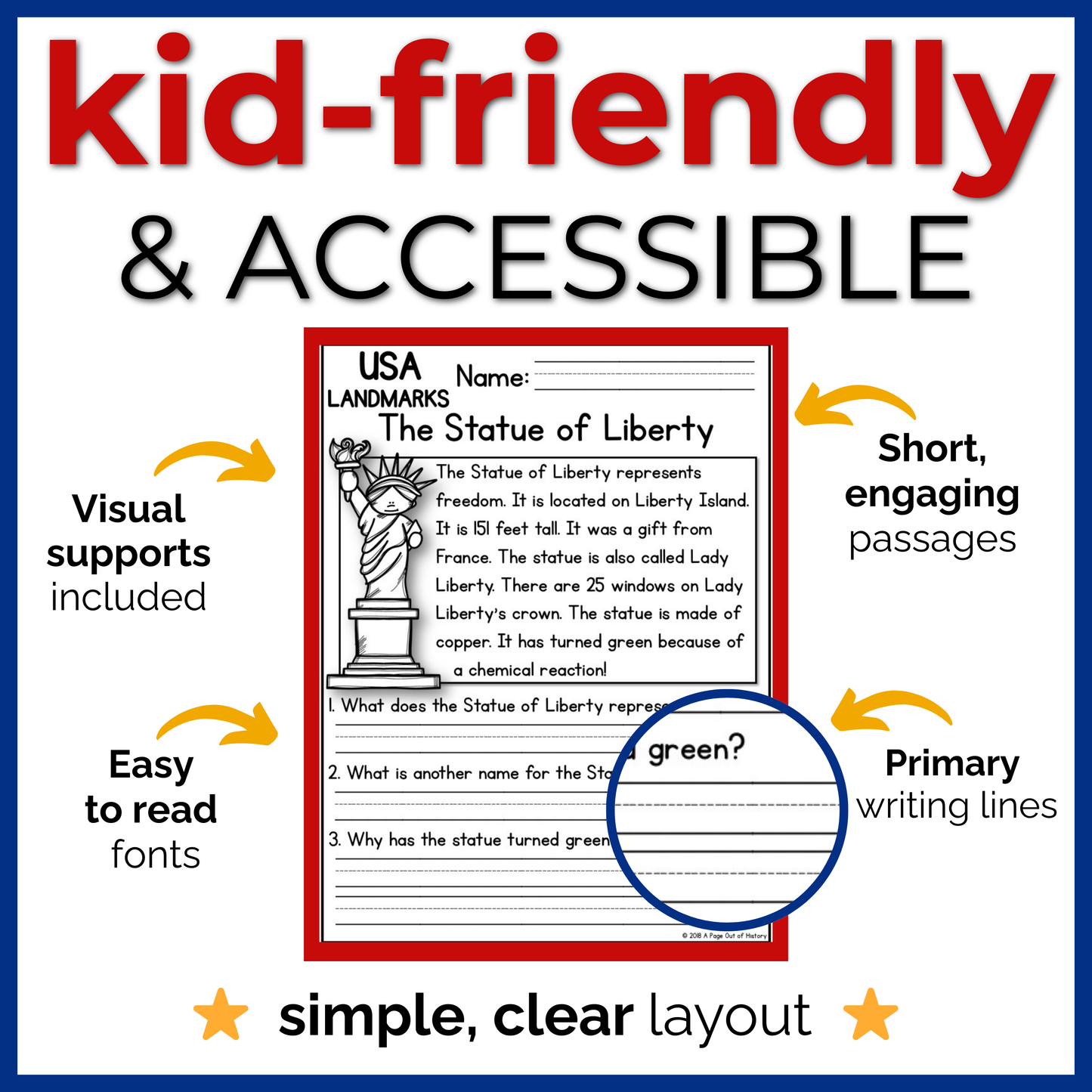 30+ US Geography Reading Comprehension Passages + Questions