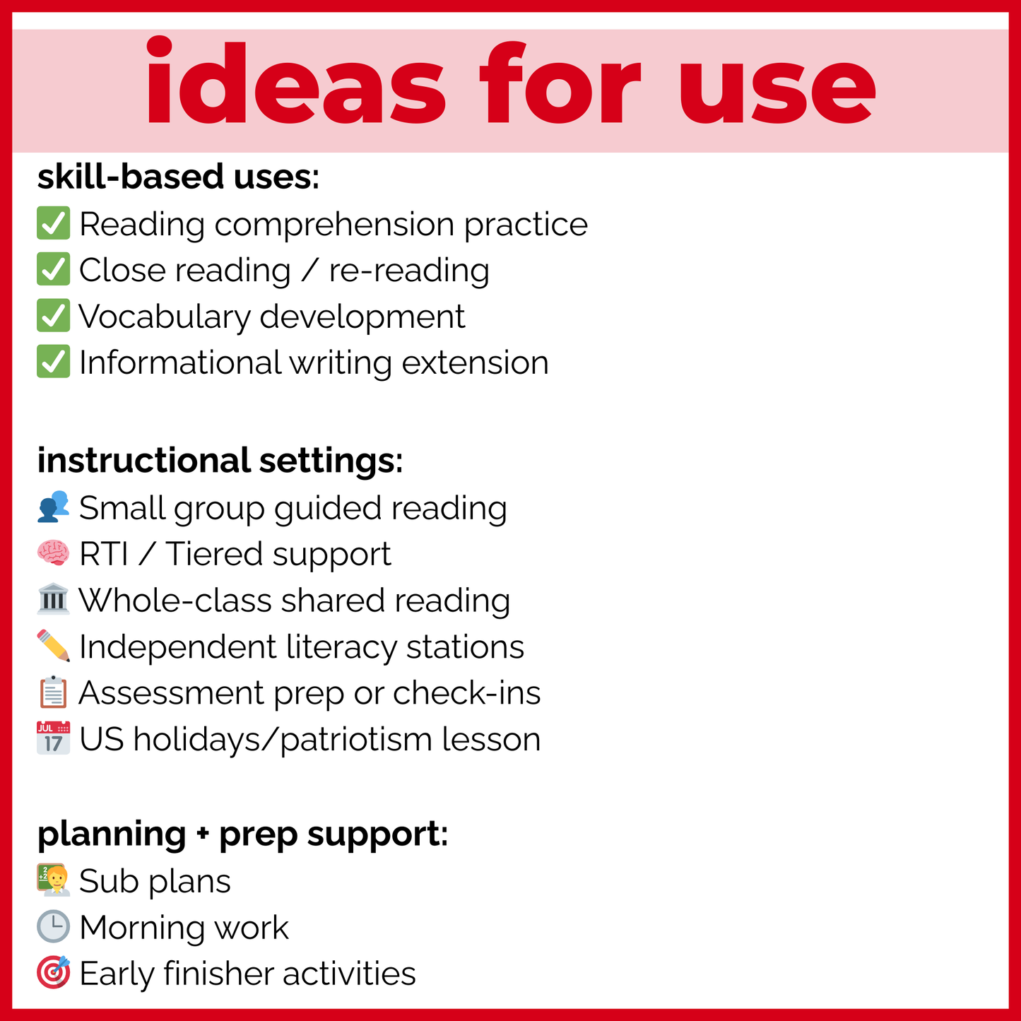 35+ Patriotic US Holidays Reading Comprehension Passages + Questions
