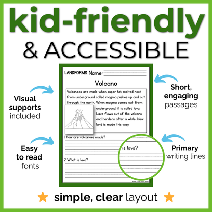 45+ Earth Science & Environment Reading Comprehension Passages + Questions