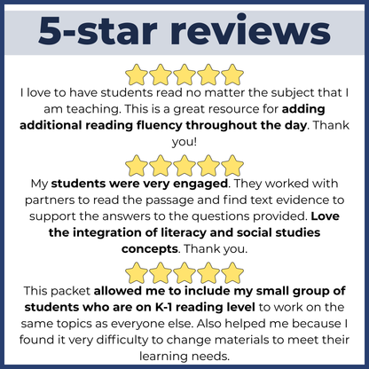 60+ Rights & Responsibilities Reading Comprehension Passages + Questions