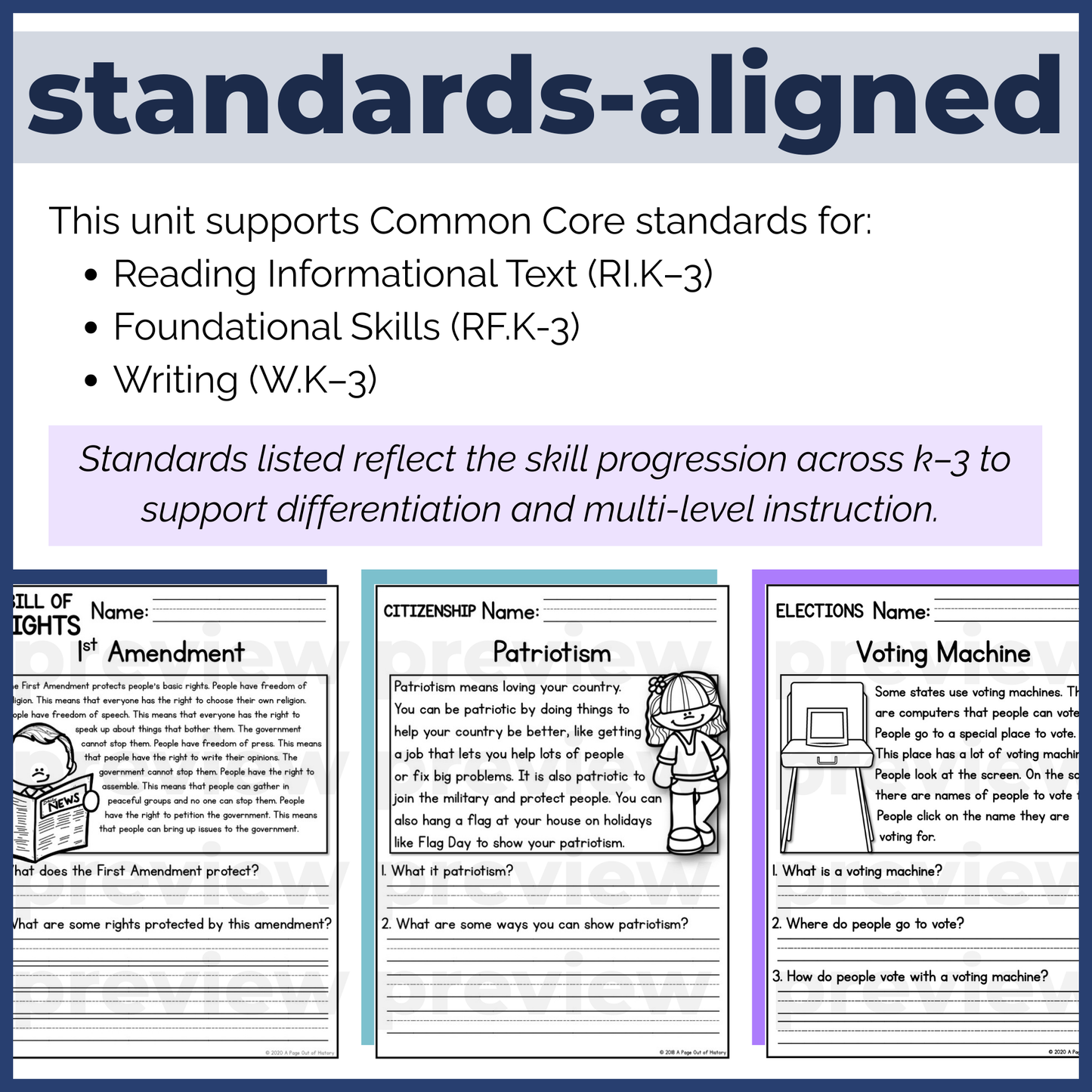 60+ Rights & Responsibilities Reading Comprehension Passages + Questions