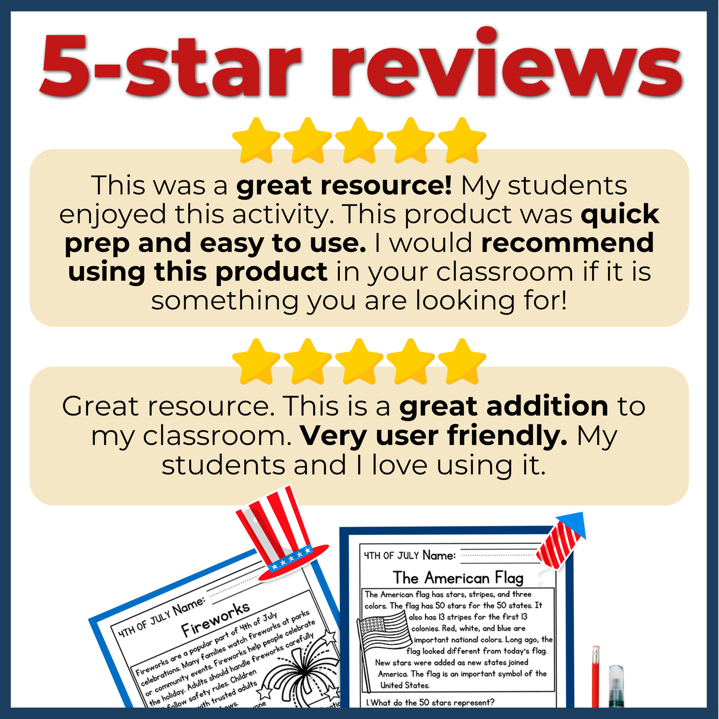 75+ Patriotic US Holidays Reading Comprehension Passages + Questions