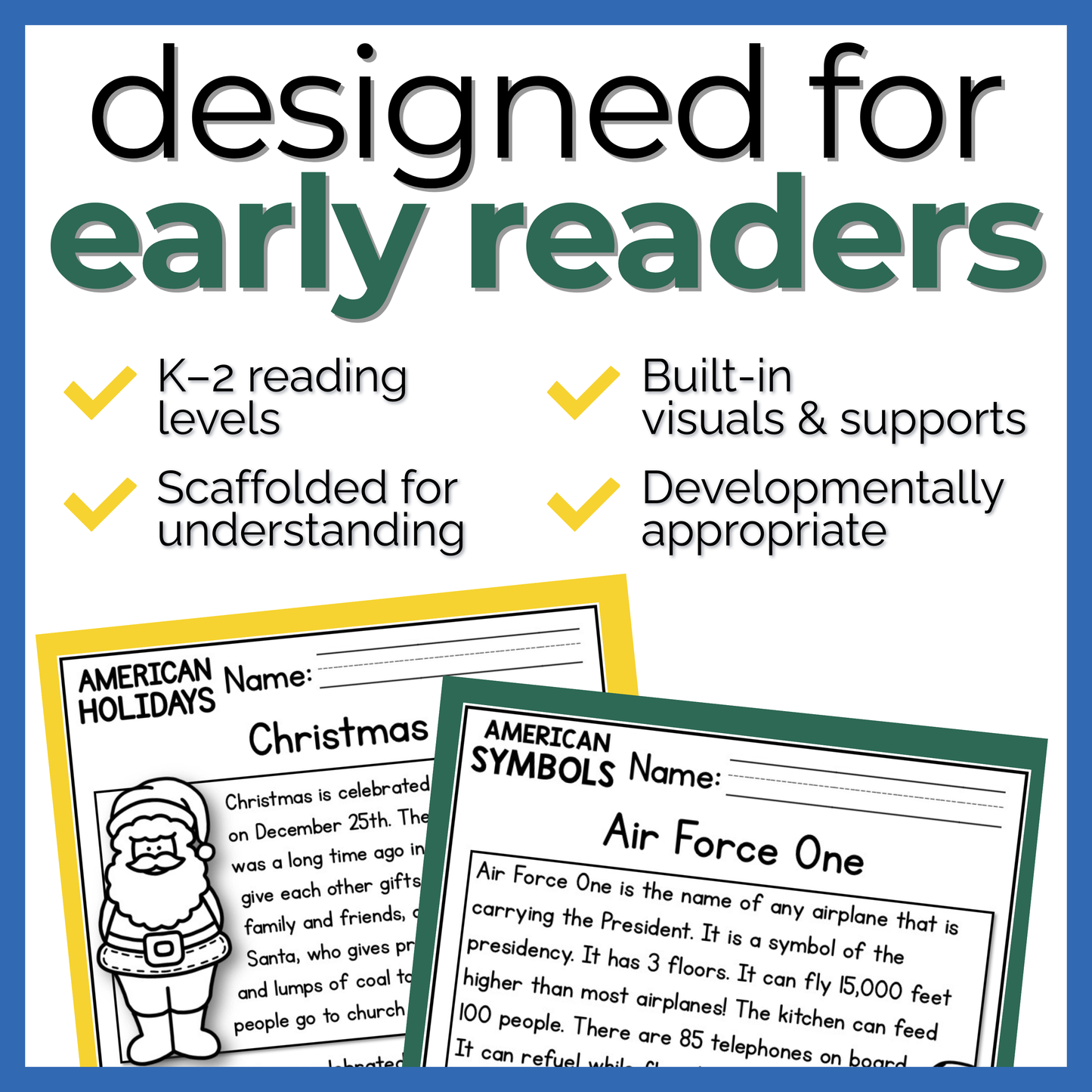 1st grade Reading Comprehension Passages + Questions