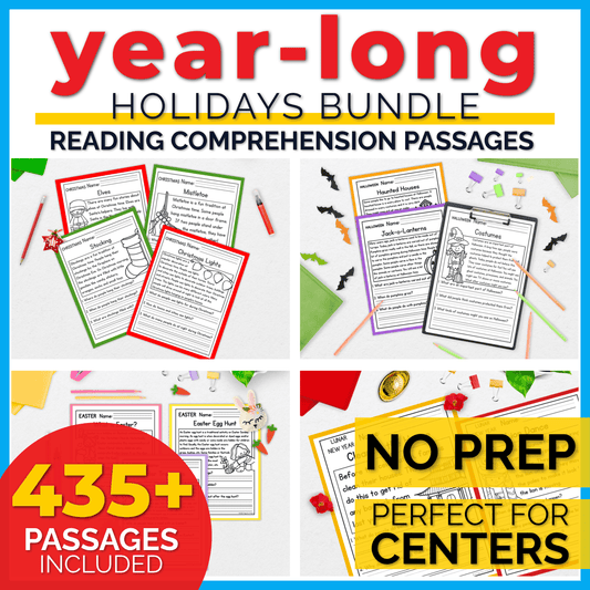 Holidays K-2 Reading Comprehension Passages