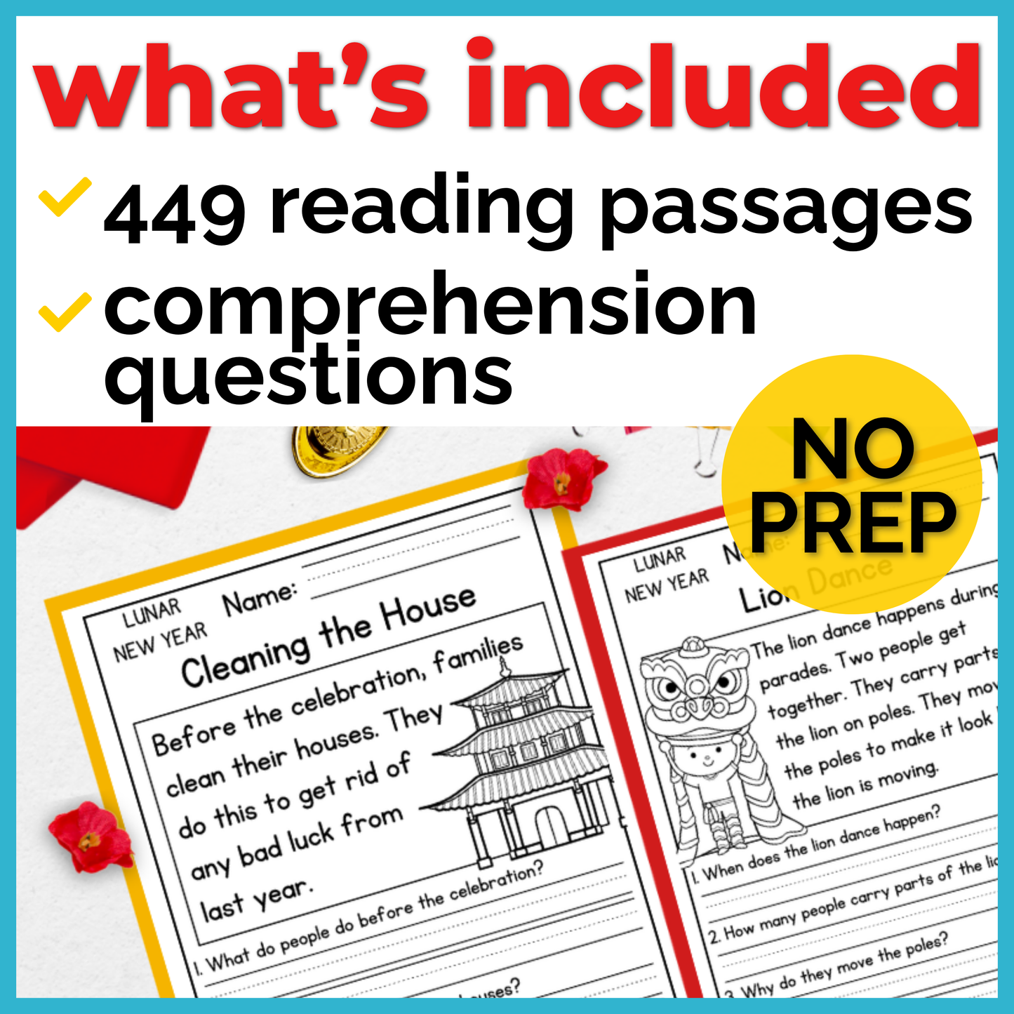Holidays K-2 Reading Comprehension Passages