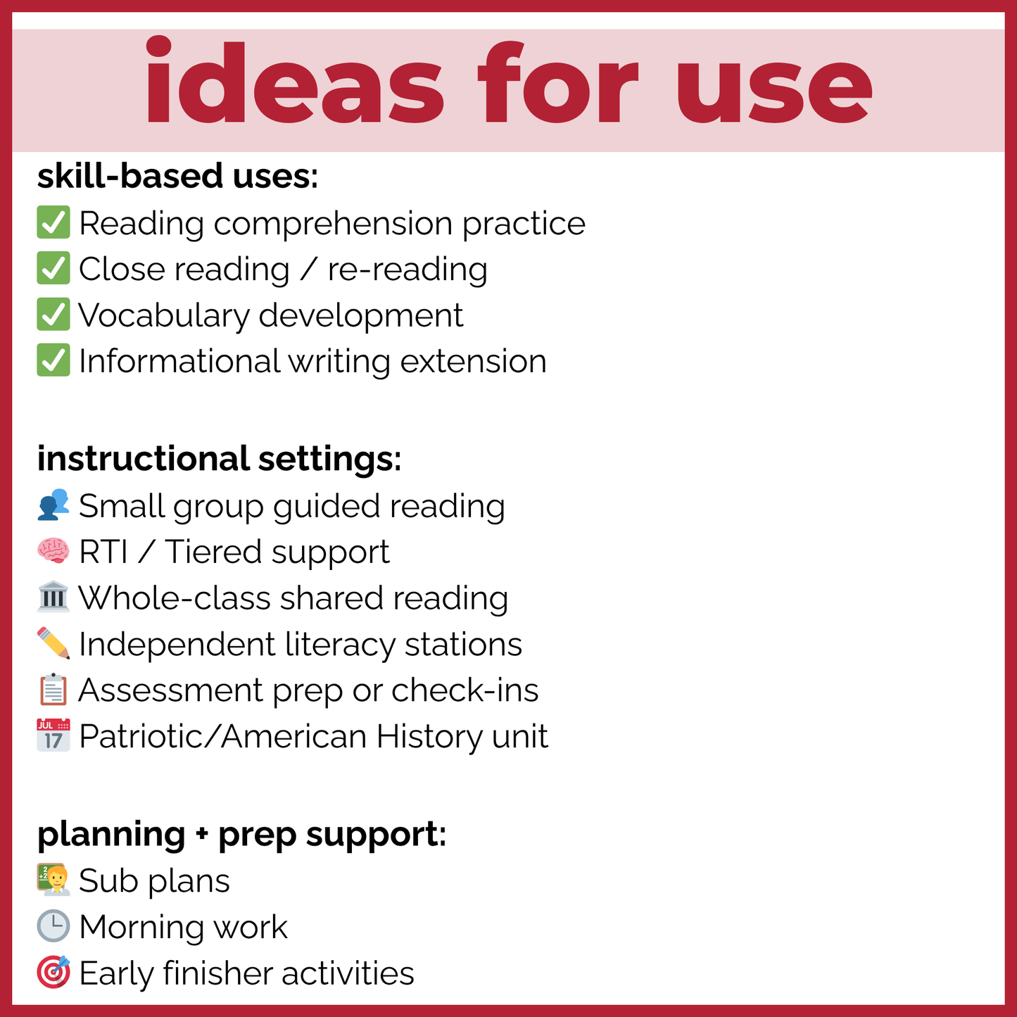 American Flag Reading Comprehension Passages + Questions