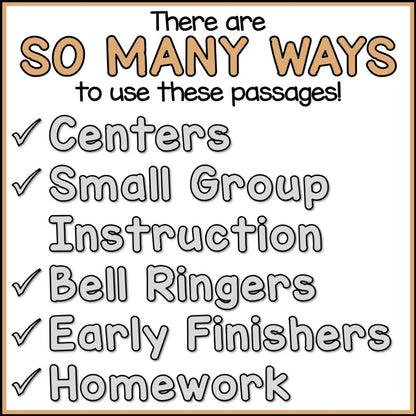 Bill of Rights Reading Comprehension Passages + Questions