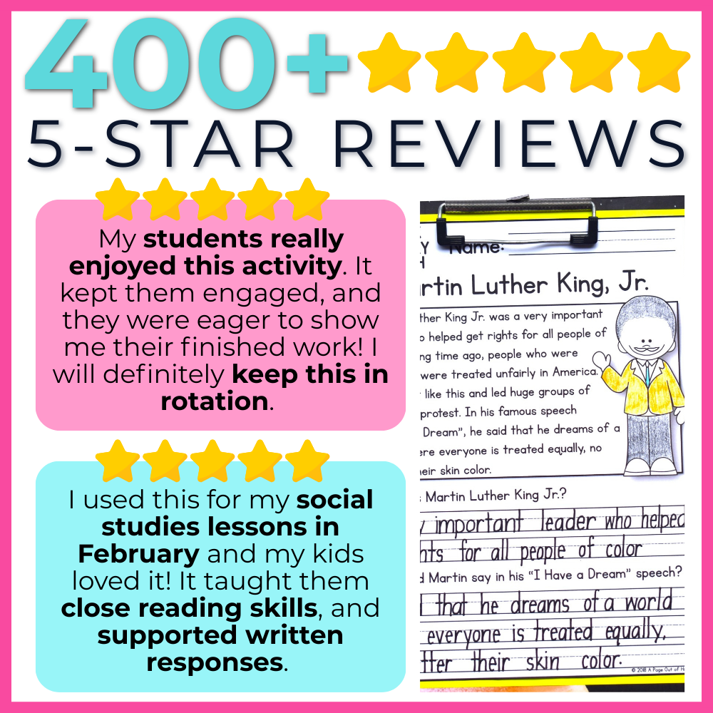 Black History Month Reading Comprehension Passages + Questions