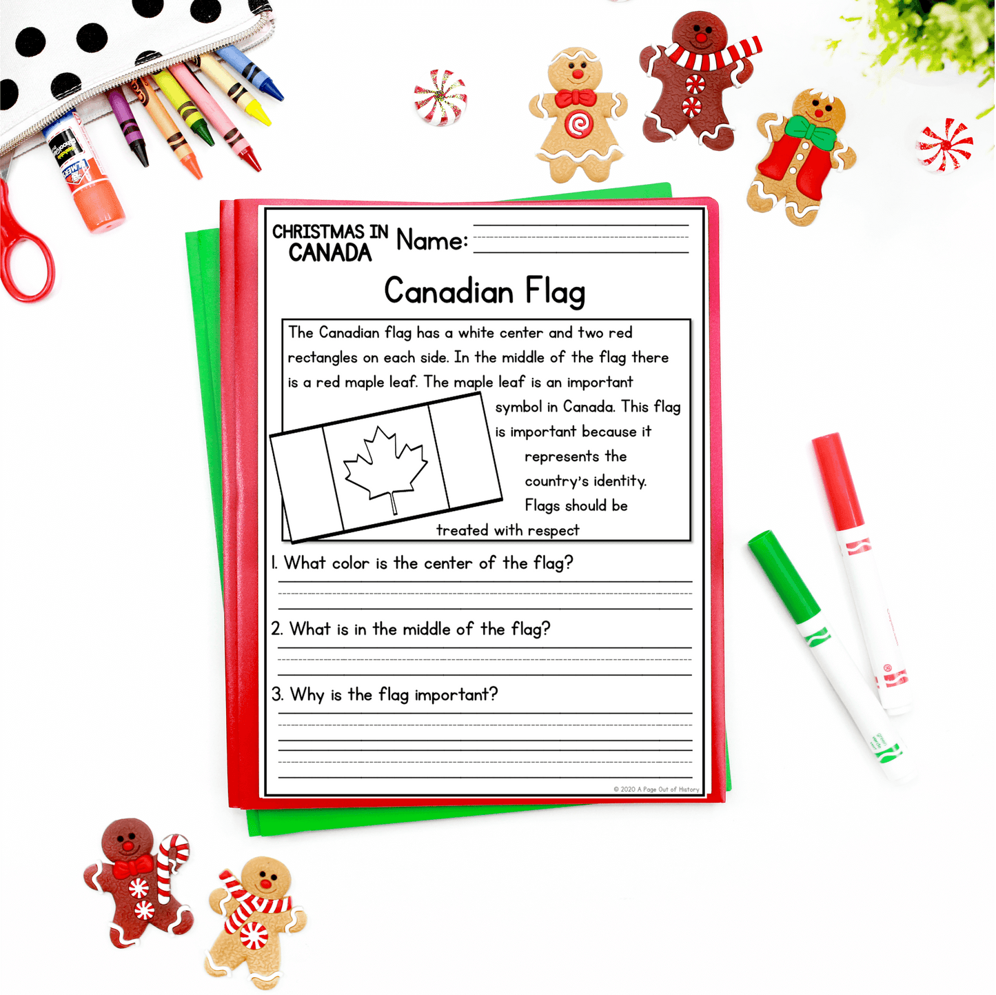 Christmas in Canada Reading Comprehension Passages + Questions