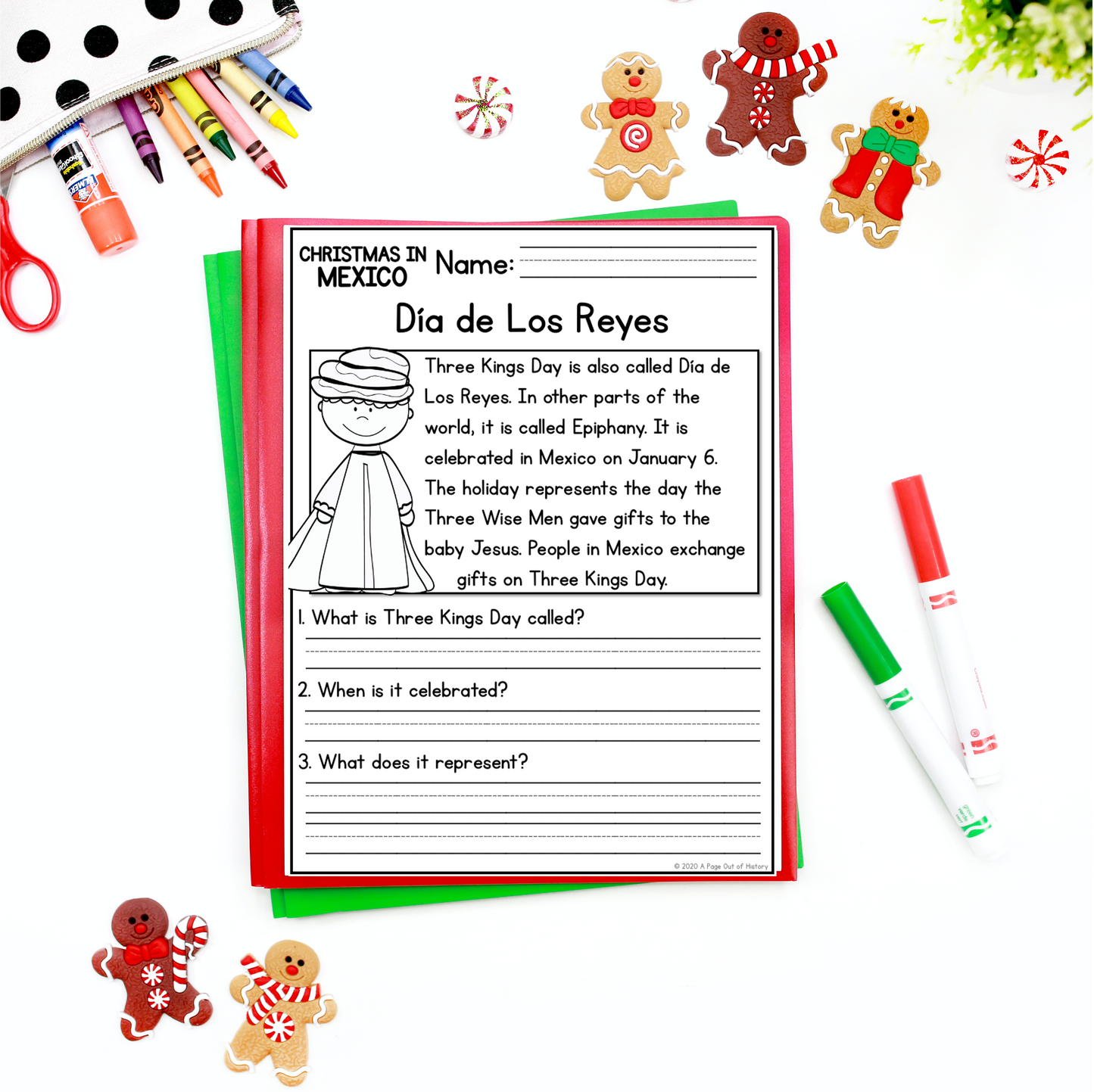 Christmas in Mexico Reading Comprehension Passages + Questions