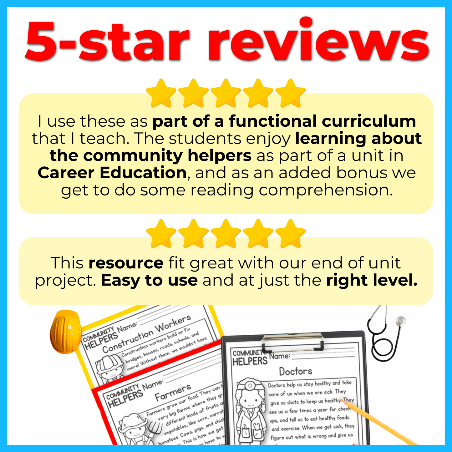 Community & Responsibility Reading Comprehension Passages+Questions