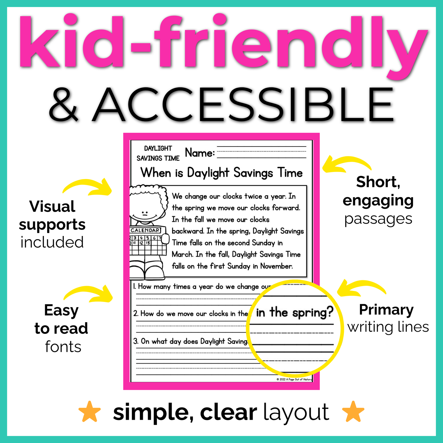 Daylight Savings Time Reading Comprehension Passages + Questions