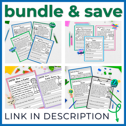 Earth Day Reading Comprehension Passages + Questions