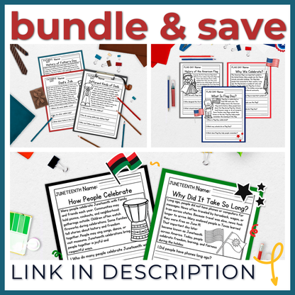Father's Day Reading Comprehension Passages + Questions