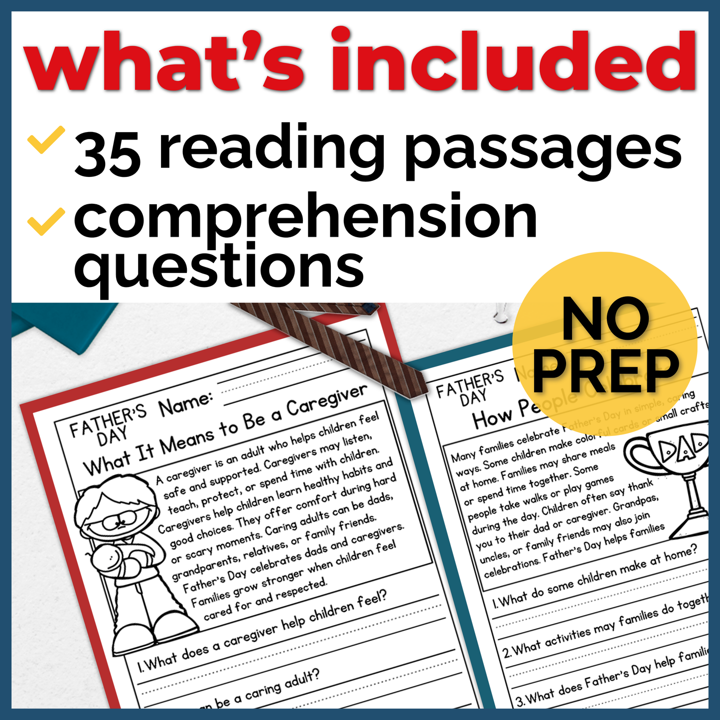 June Holidays Reading Comprehension Passages+Questions