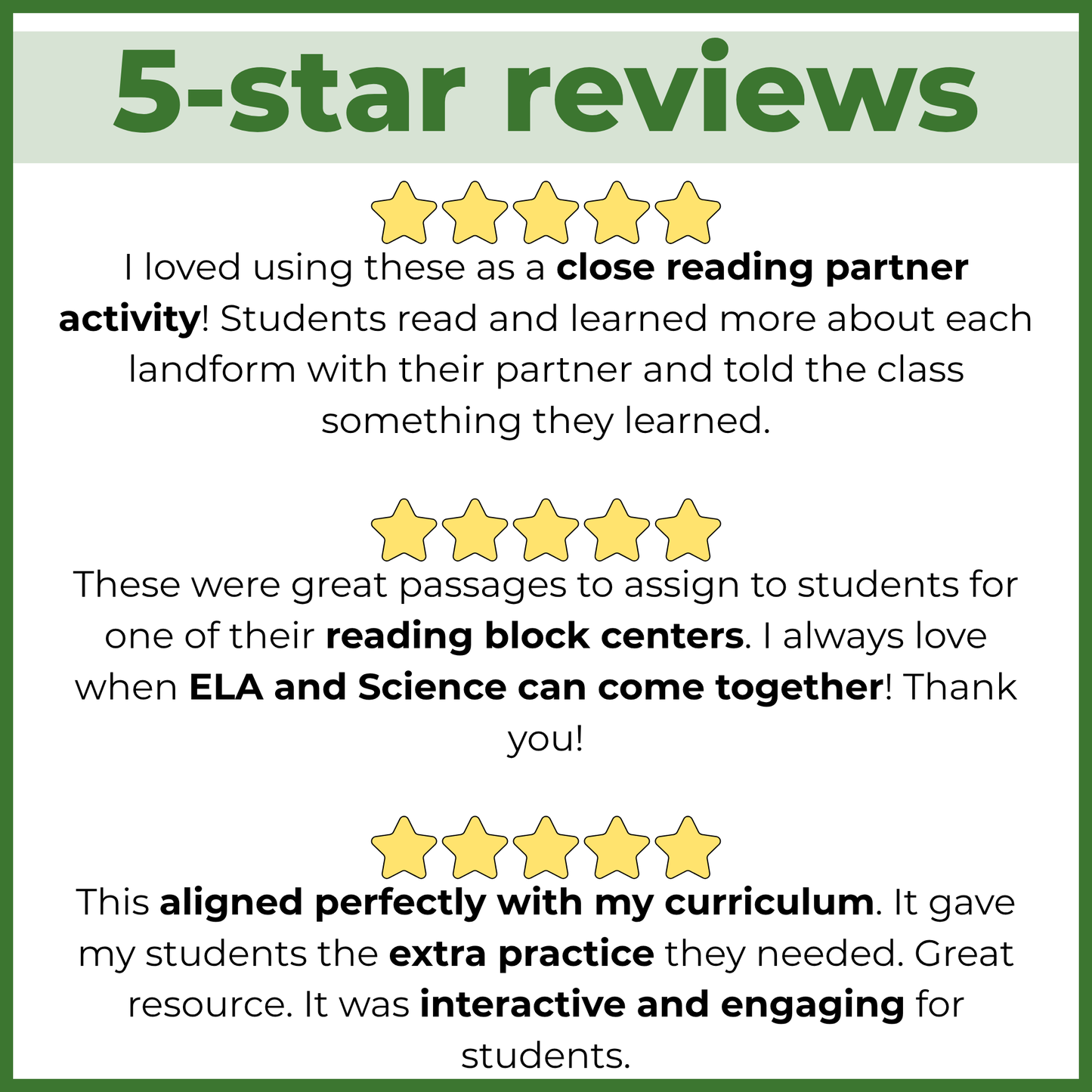 Landforms Geography Reading Comprehension Passages + Questions