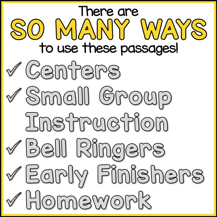 Mardi Gras Reading Comprehension Passages + Questions