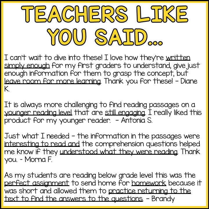 Mardi Gras Reading Comprehension Passages + Questions