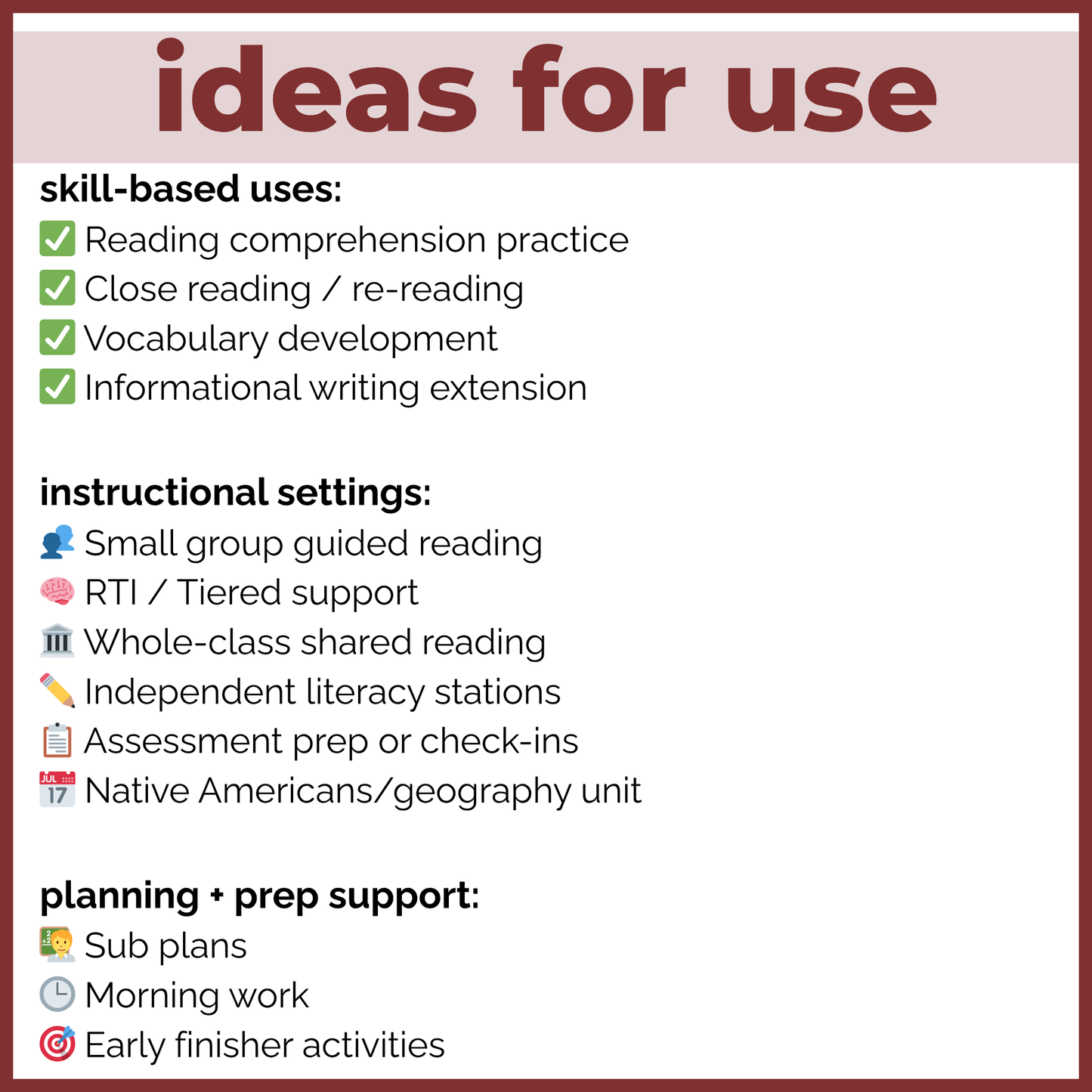 Native American Indigenous Regions Reading Comprehension Passages + Questions