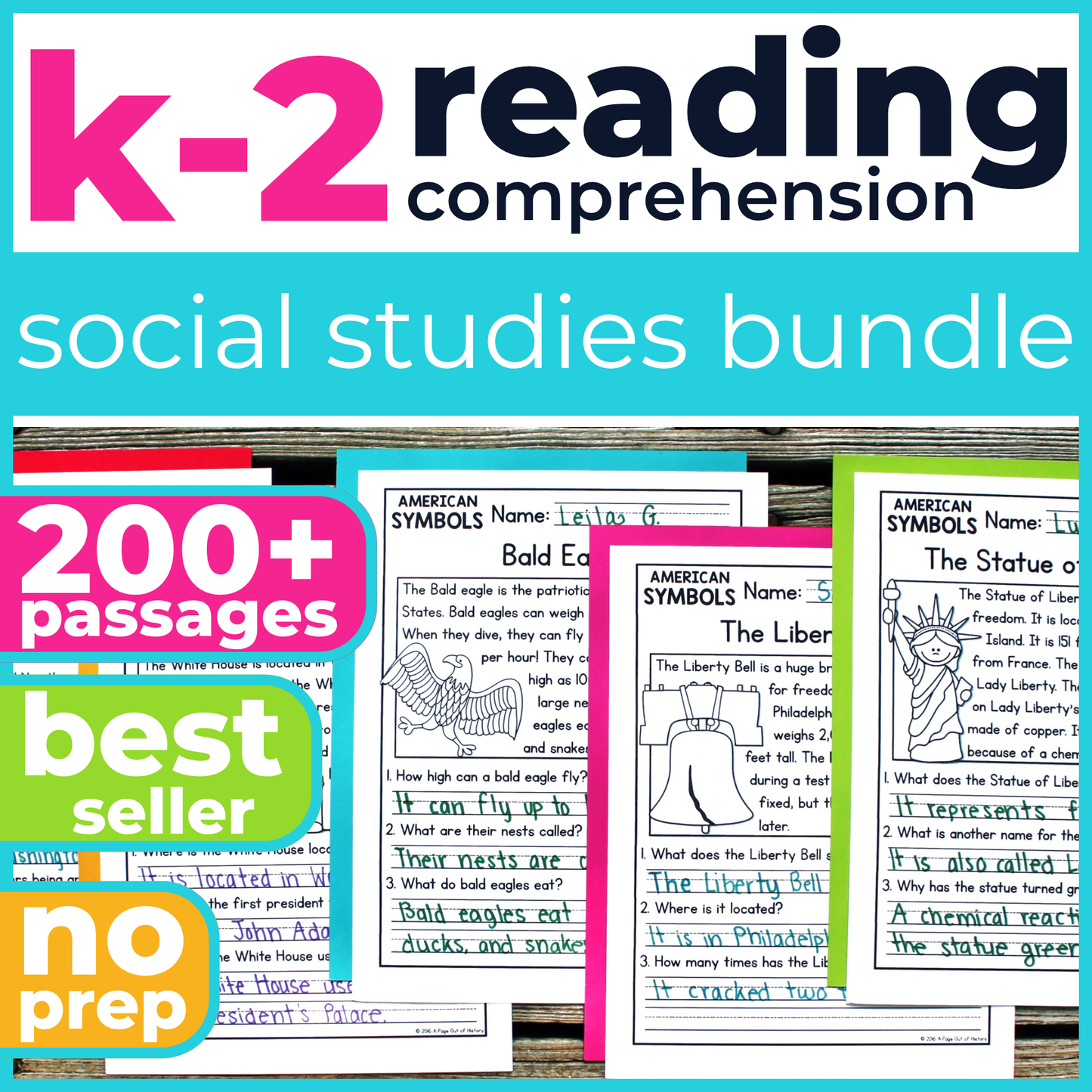 200+ Social Studies Reading Comprehension Passages & Questions