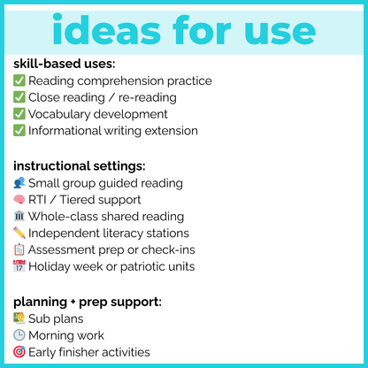200+ Social Studies Reading Comprehension Passages & Questions