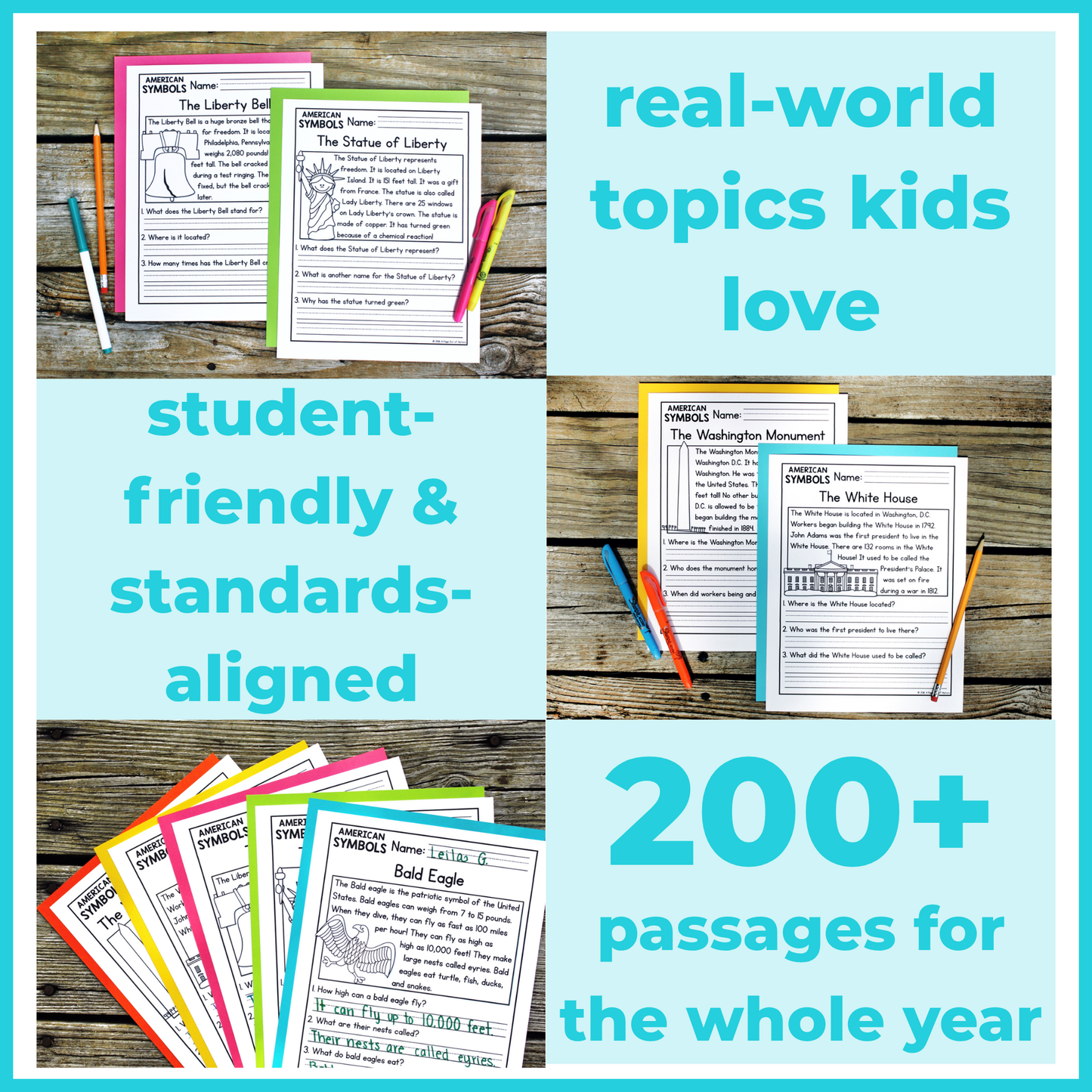 200+ Social Studies Reading Comprehension Passages & Questions