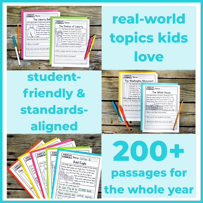 200+ Social Studies Reading Comprehension Passages & Questions