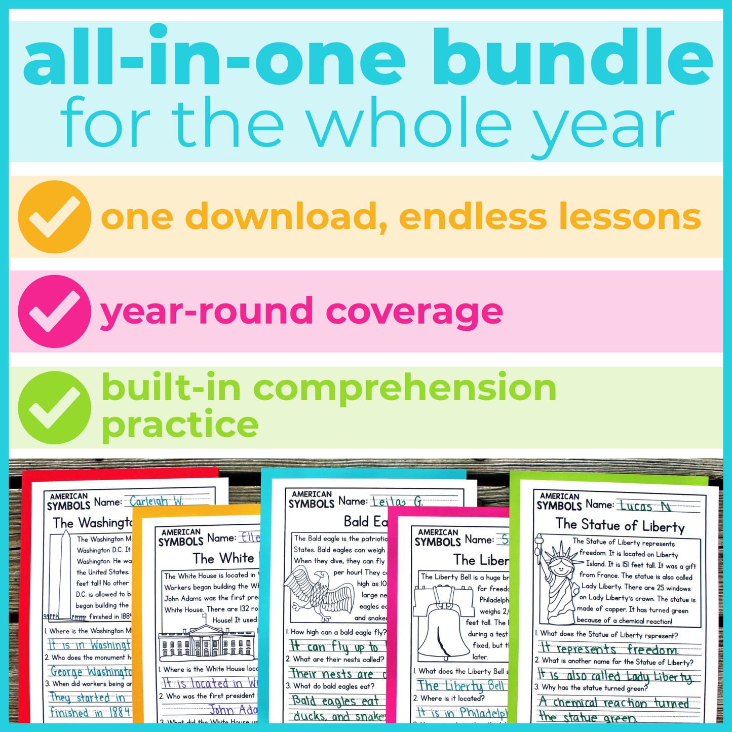 200+ Social Studies Reading Comprehension Passages & Questions