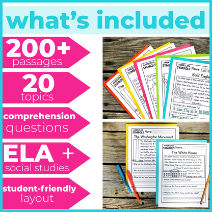 200+ Social Studies Reading Comprehension Passages & Questions