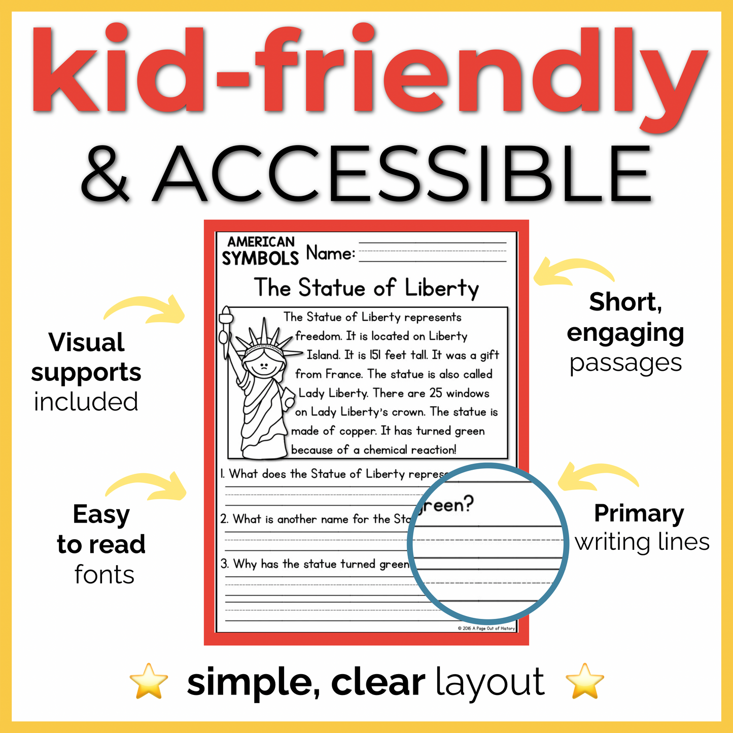 K-2 Summer Reading Review Packet | 240+ Comprehension Passages with Social Studies Questions