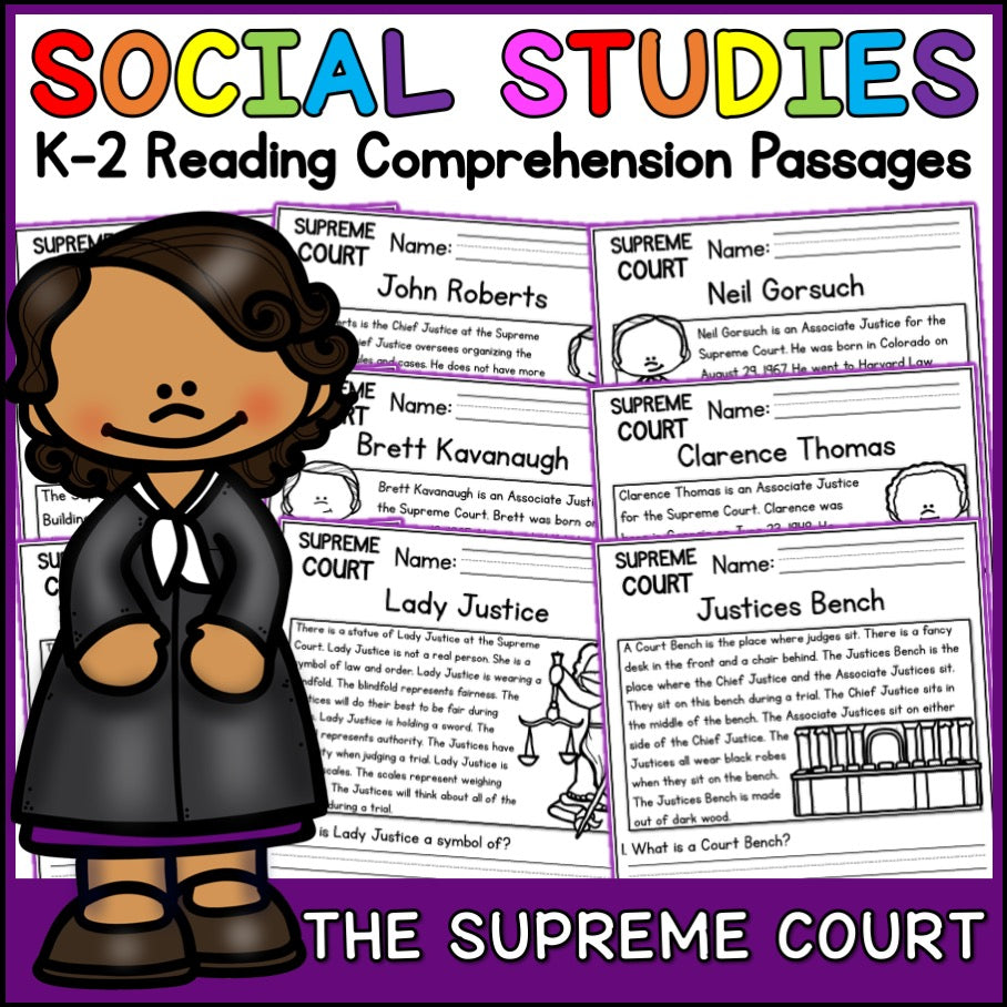 Supreme Court Reading Comprehension Passages + Questions