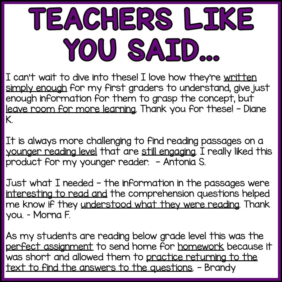 Supreme Court Reading Comprehension Passages + Questions