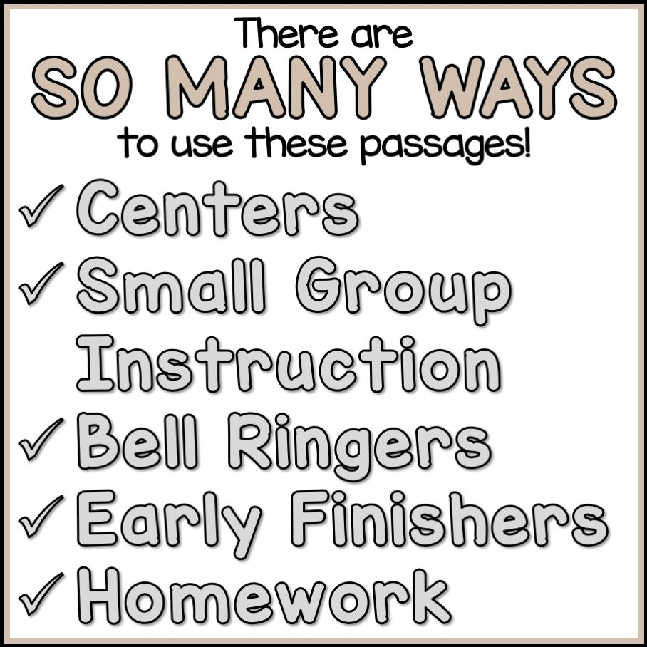 US Constitution Reading Comprehension Passages + Questions