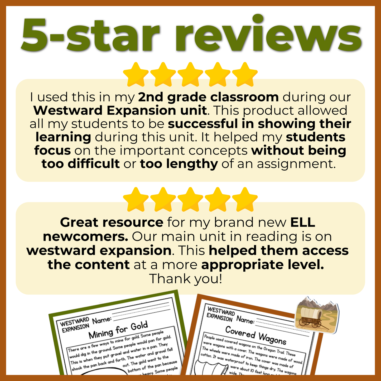 Westward Expansion Reading Comprehension Passages + Questions