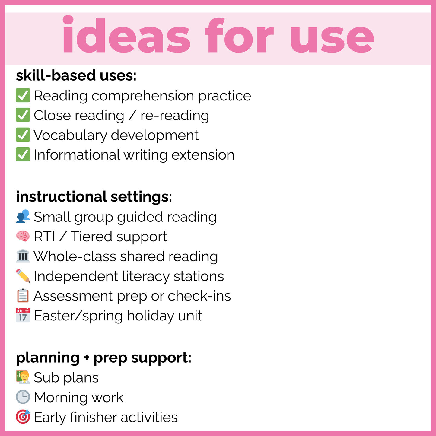 Easter Reading Comprehension Passages + Questions